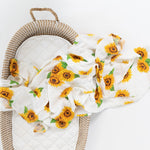 Sunflower Organic Bamboo Muslin Wrap - Bubba Bump