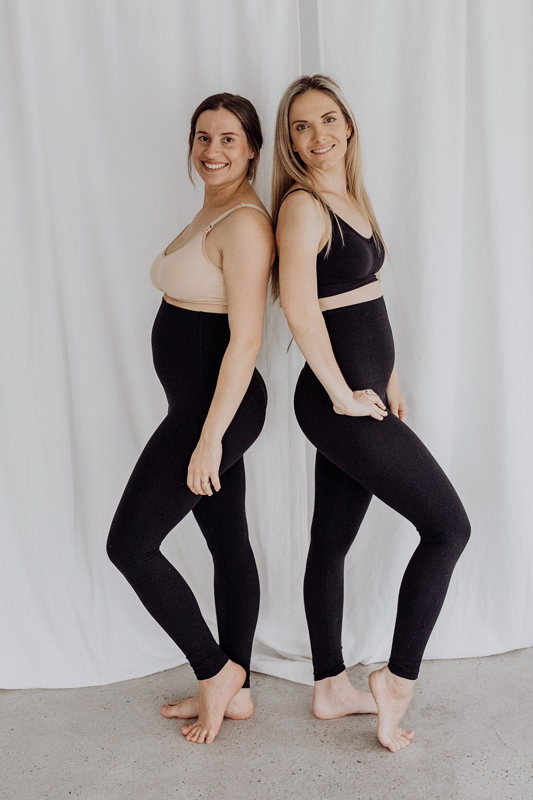 Postpartum-leggings, Black