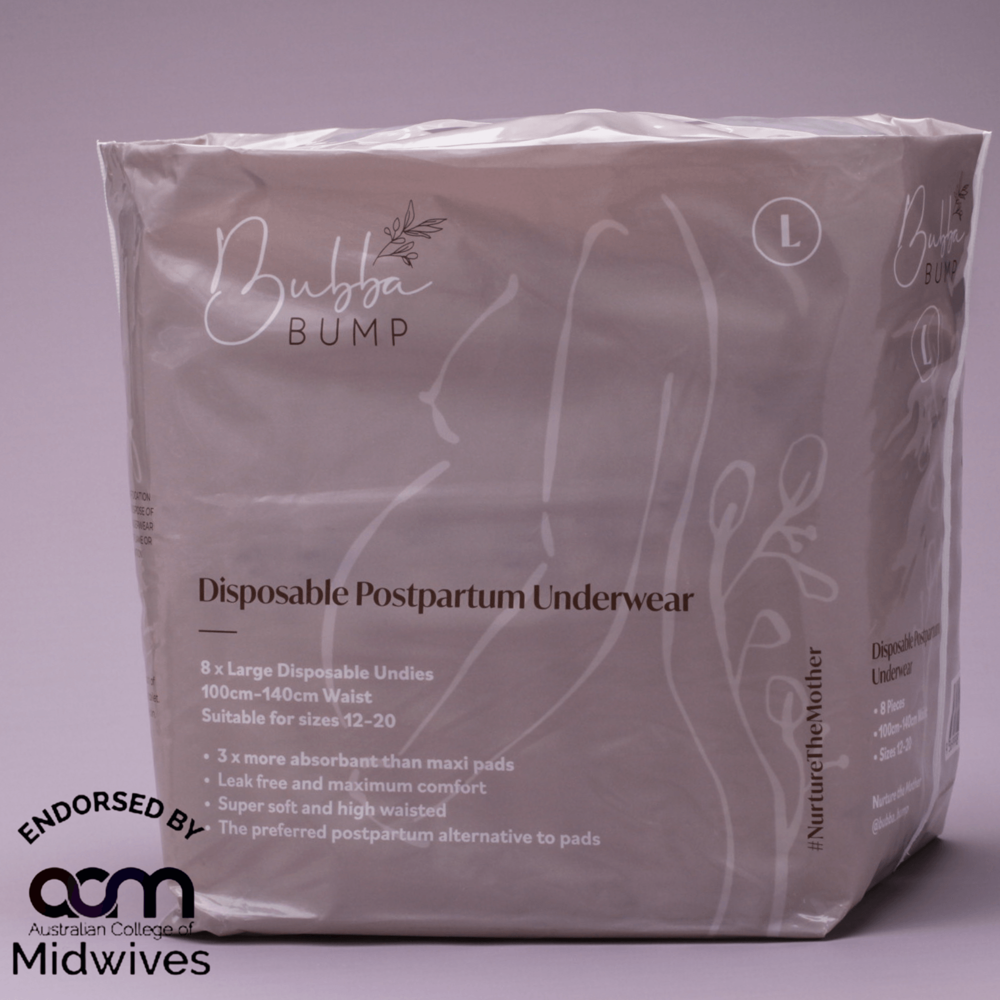 Disposable Postpartum Underwear for After Birth Bubba Bump