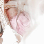 Tansy (Dusty Rose) Bamboo Muslin Wrap - Bubba Bump