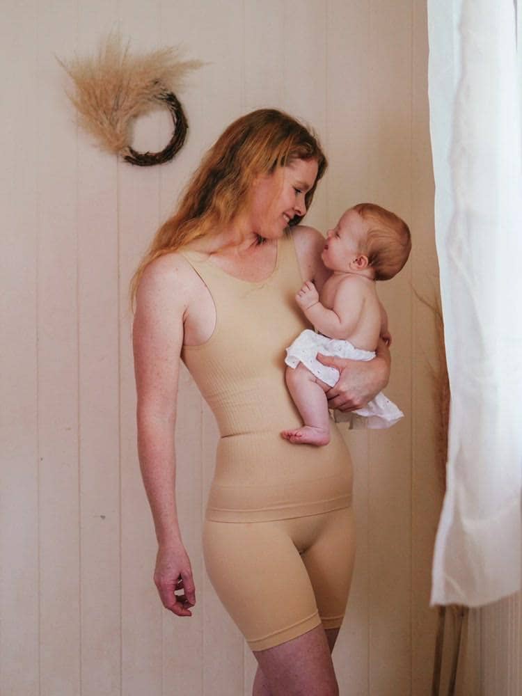 Postpartum Nursing Friendly Support Wear Tank - Bubba Bump