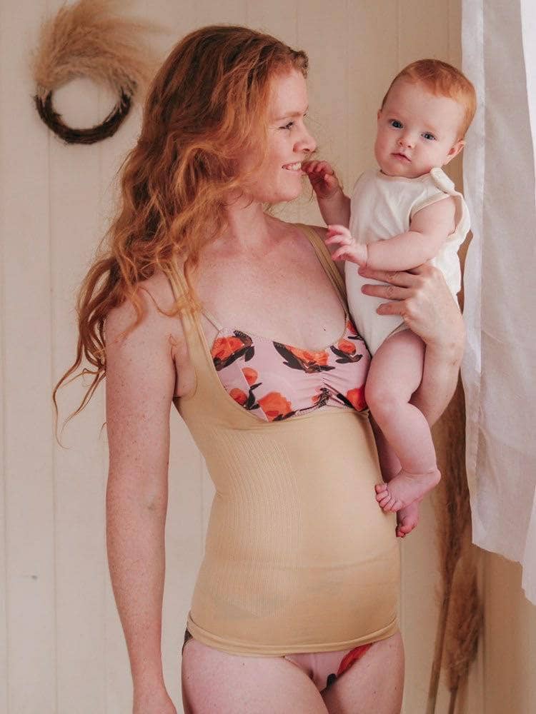 Postpartum Nursing Friendly Support Wear Tank - Bubba Bump