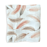 Feather Bamboo Muslin Wrap - Bubba Bump