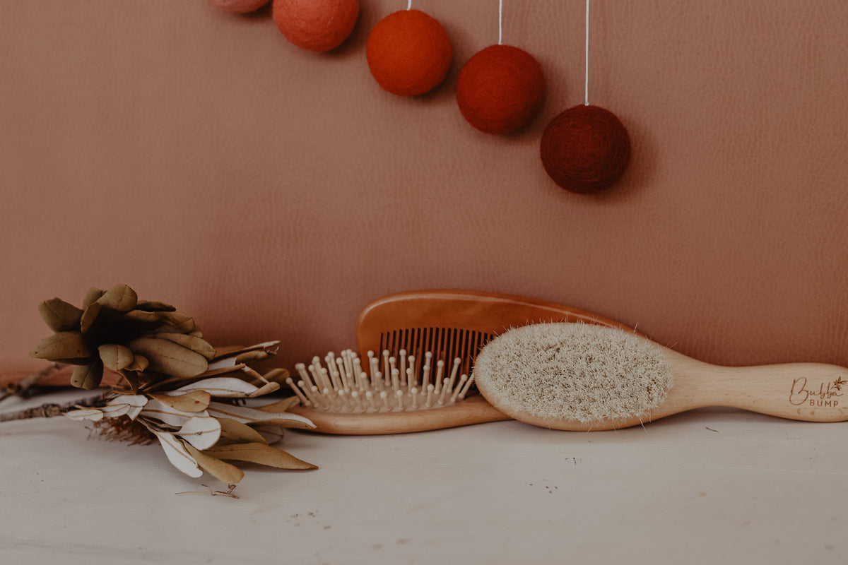 Buy Baby Wooden Brush Set Online Bubba Bump