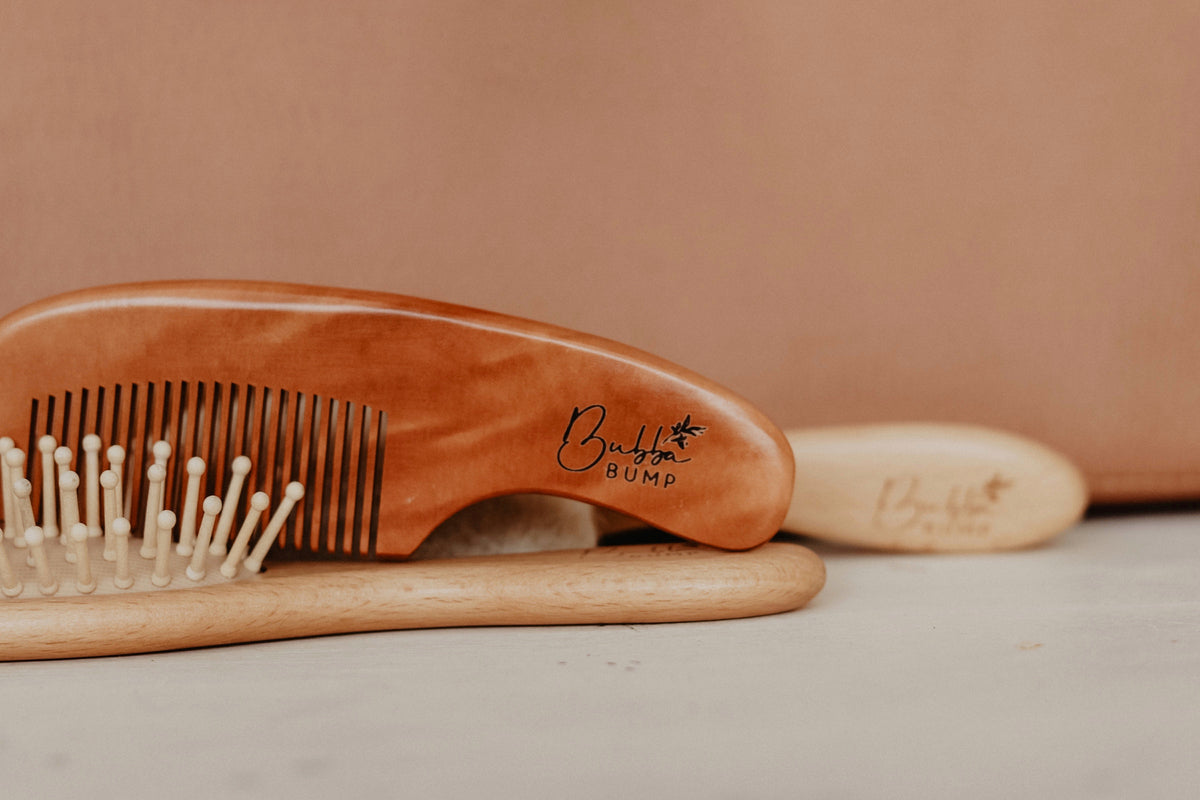 Buy Baby Wooden Brush Set Online Bubba Bump