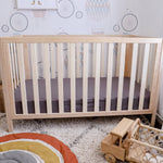 Storm Fitted Organic Cot Sheet - Bubba Bump