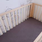 Storm Fitted Organic Cot Sheet - Bubba Bump