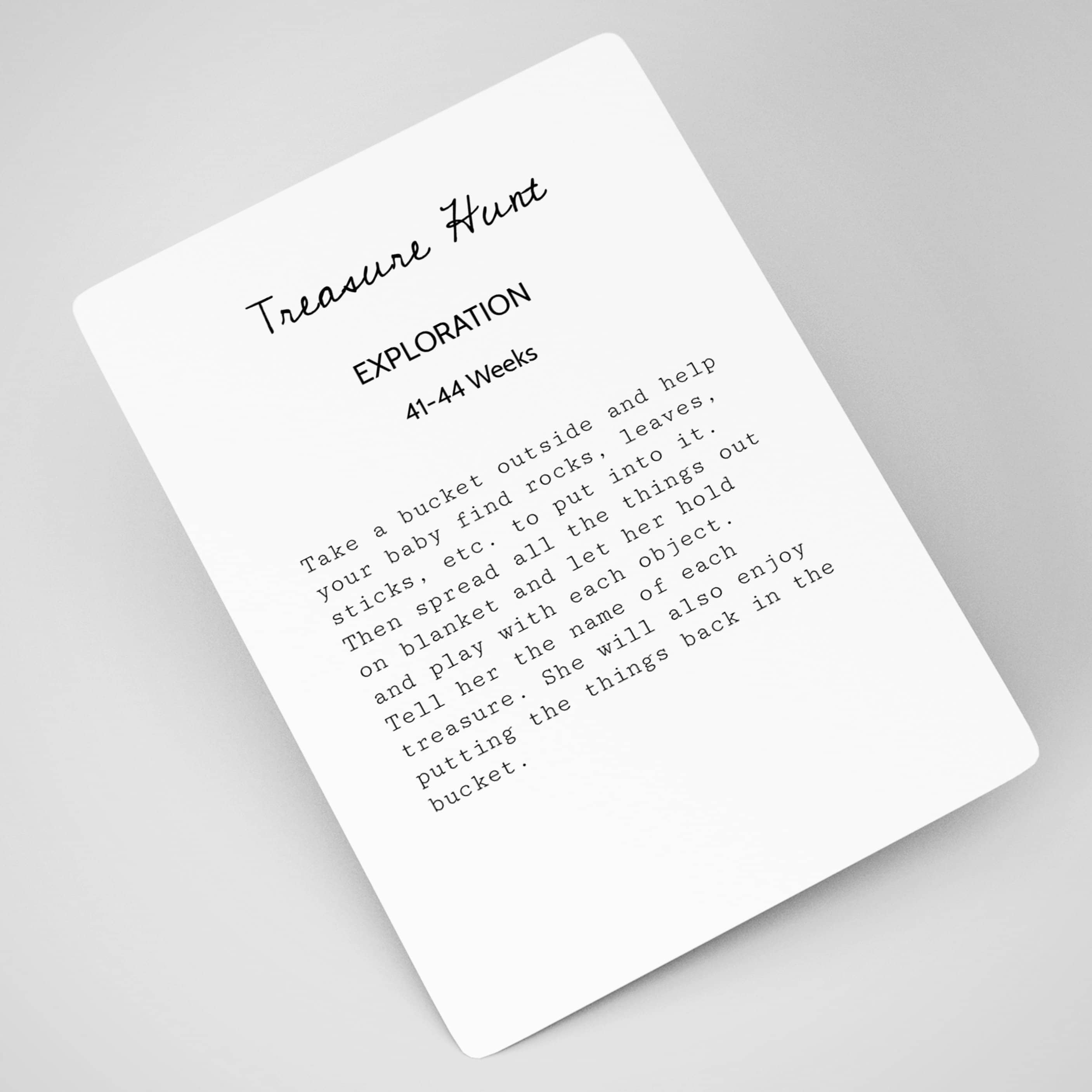 Activity Card Deck - Bubba Bump