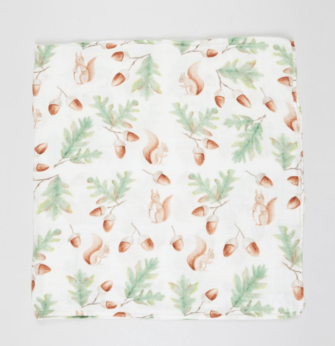 Woodland Bamboo Muslin Wrap - Bubba Bump