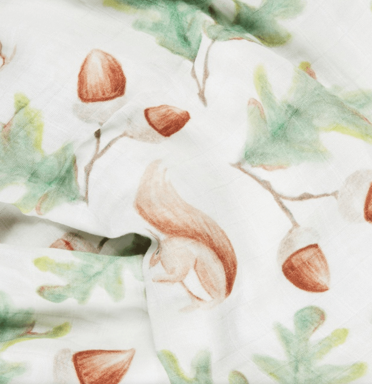 Woodland Bamboo Muslin Wrap - Bubba Bump