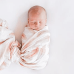 Feather Bamboo Muslin Wrap - Bubba Bump