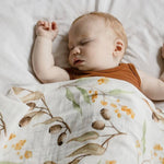Gumnut Bamboo Muslin Wrap - Bubba Bump