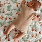 Woodland Bamboo Muslin Wrap - Bubba Bump