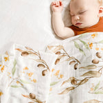 Gumnut Bamboo Muslin Wrap - Bubba Bump