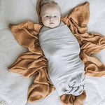 Fawn Bamboo Muslin Wrap - Bubba Bump