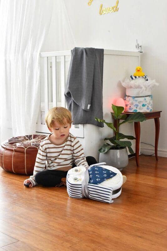 Dusk Bamboo Muslin Wrap - Bubba Bump