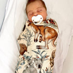 Australiana Bamboo Muslin Wrap - Bubba Bump