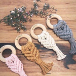 Natural Macrame Teether - Bubba Bump