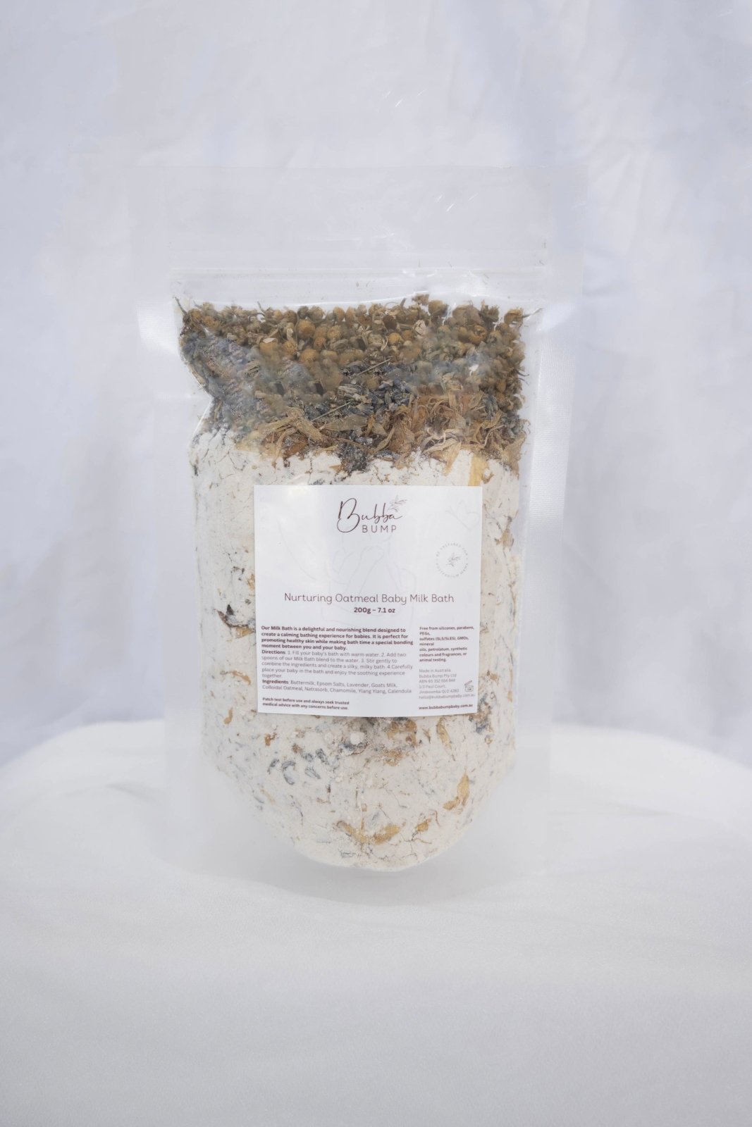 Nurturing Oatmeal Baby 200g Milk Bath - Bubba Bump