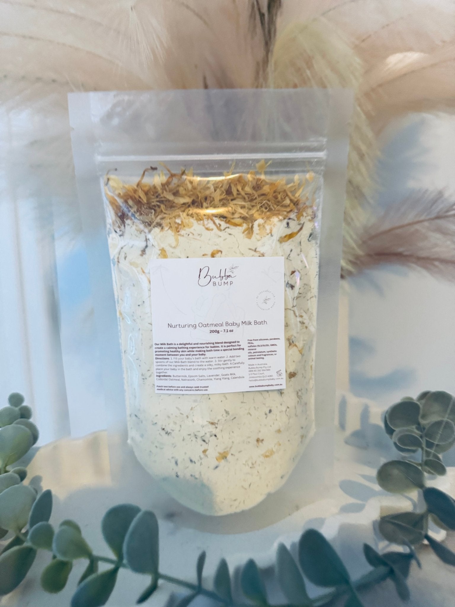 Nurturing Oatmeal Baby Milk Bath - Bubba Bump