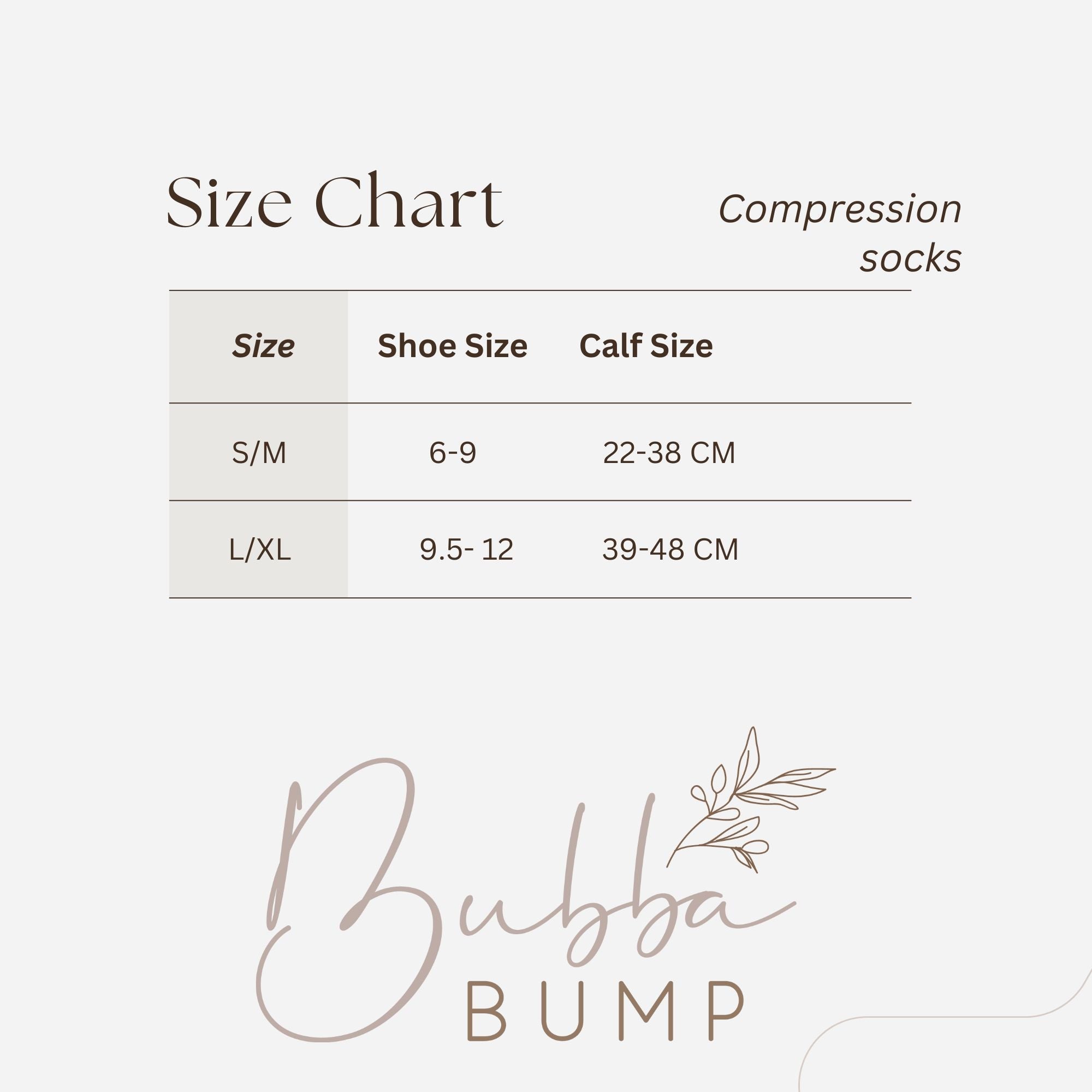 Pregnancy + Postpartum Compression Socks - Bubba Bump