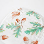 Woodland Organic Baby Burp Cloth - Bubba Bump