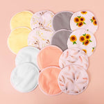 Organic Bamboo Reusable Breast Pads (14 pack) - Bubba Bump