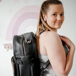 Charcoal Backpack Change Bag - Bubba Bump