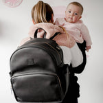 Charcoal Backpack Change Bag - Bubba Bump