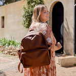 Tan Backpack Change Bag - Bubba Bump