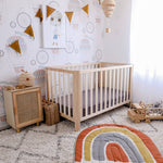 Olive Fitted Organic Cot Sheet - Bubba Bump