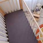 Storm Fitted Organic Cot Sheet - Bubba Bump