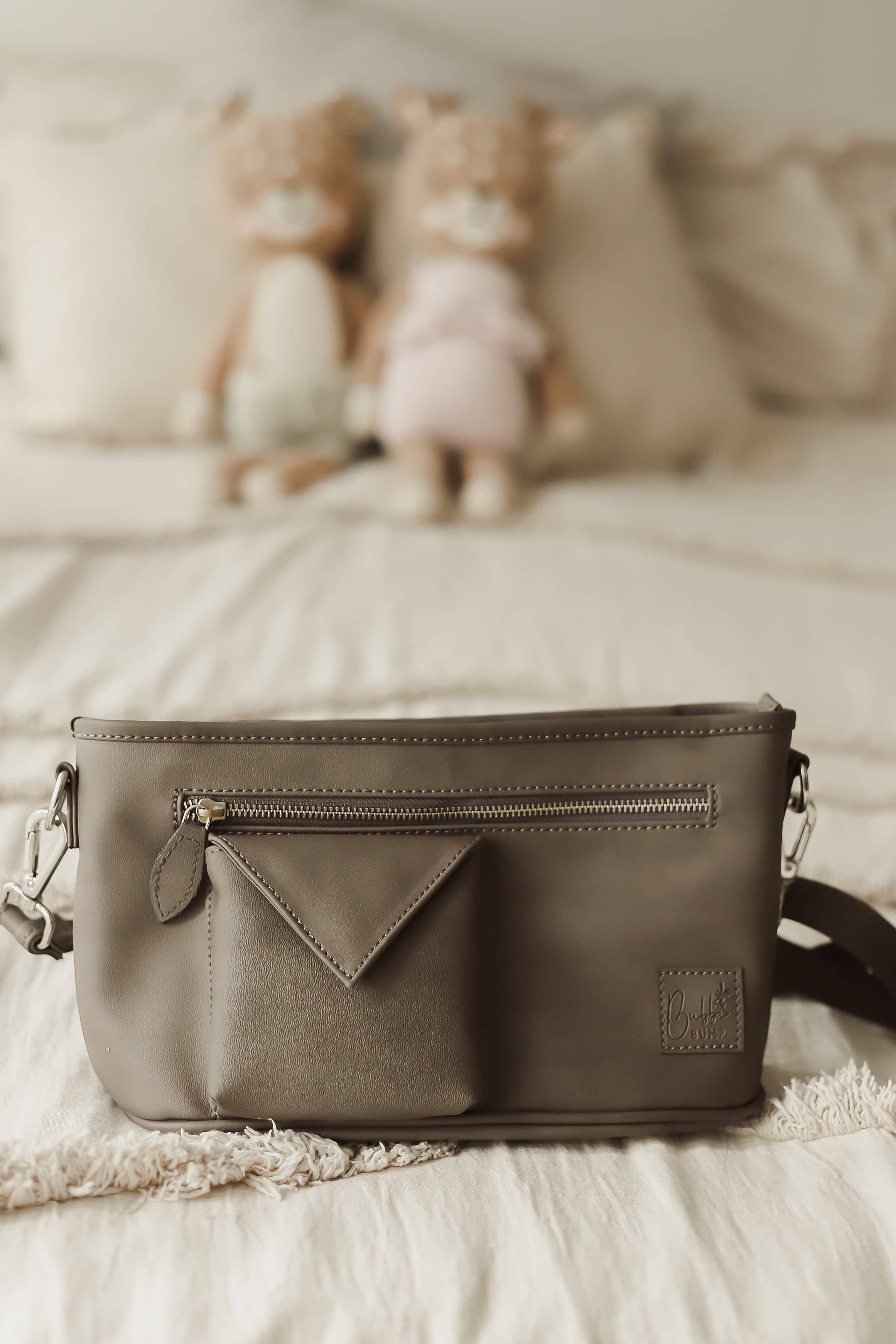 Slate Pram Caddy - Bubba Bump