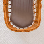 Storm Fitted Organic Bassinet Sheet/ Change Mat Cover - Bubba Bump