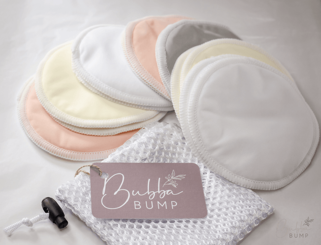 Reusable Breast Pads Organic Bamboo Nursing Pads Bubba Bump