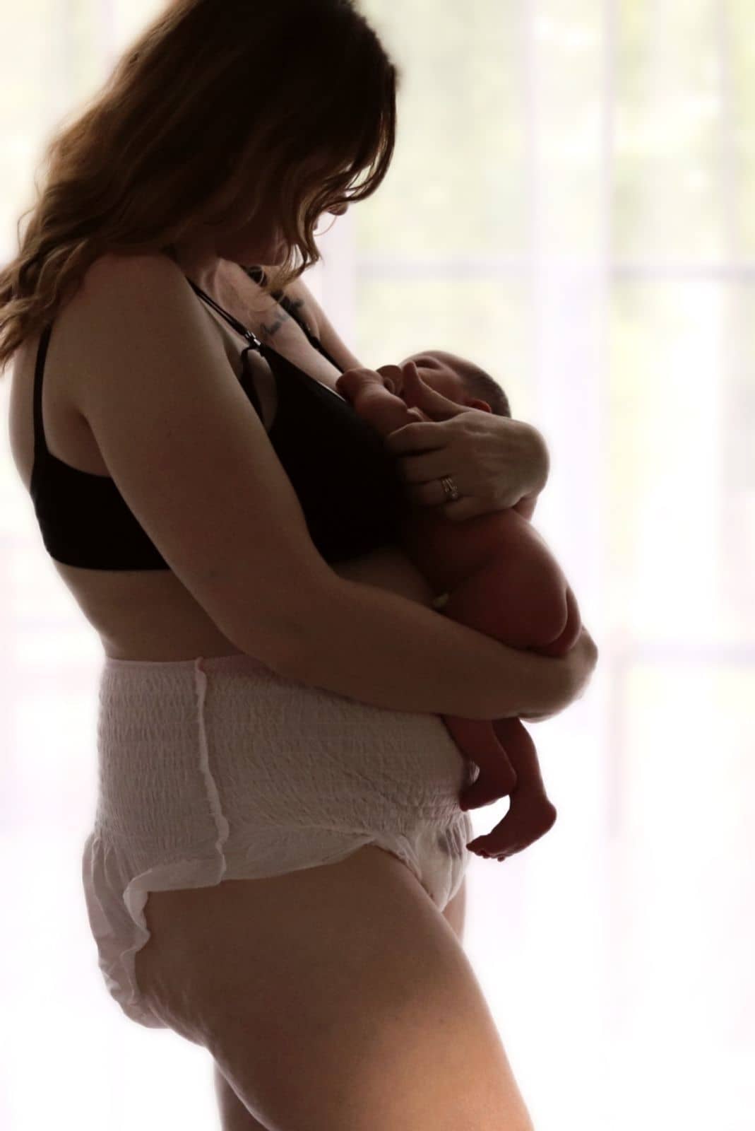 Disposable postpartum underwear