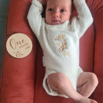 Rust Organic Baby Lounge - Bubba Bump