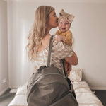 Slate Backpack Change Bag - Bubba Bump