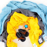 Dusk Bamboo Muslin Wrap - Bubba Bump