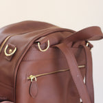 Tan Backpack Change Bag - Bubba Bump