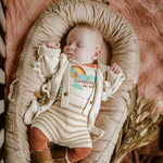 Oatmeal Organic Baby Lounge - Bubba Bump