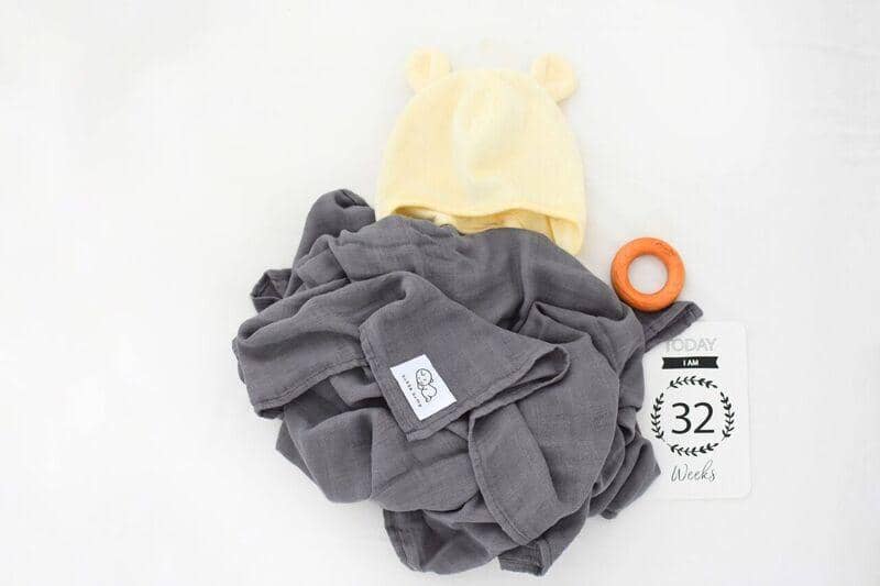 Dusk Bamboo Muslin Wrap - Bubba Bump
