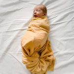 Halcyon Bamboo Muslin Wrap - Bubba Bump