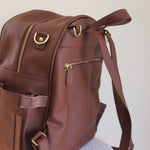 Tan Backpack Change Bag - Bubba Bump